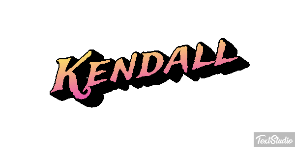 Kendall Efecto de texto