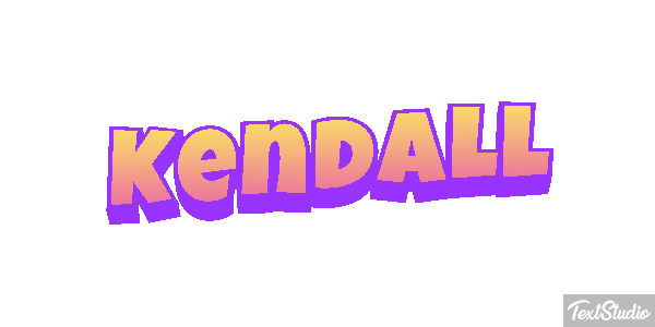 Kendall Efecto de texto