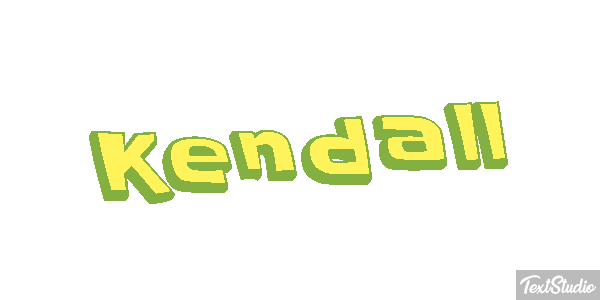 Kendall Efecto de texto