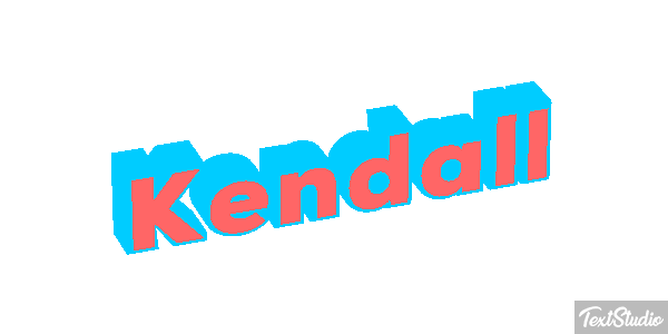Kendall Efecto de texto