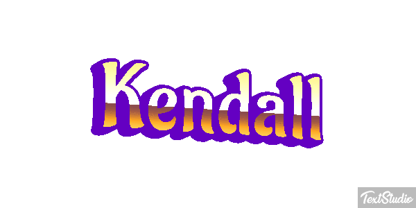 Kendall Efecto de texto