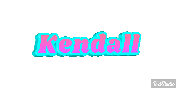 Kendall Efecto de texto