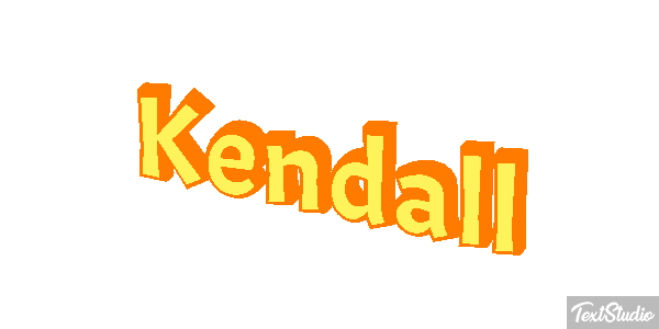 Kendall Efecto de texto