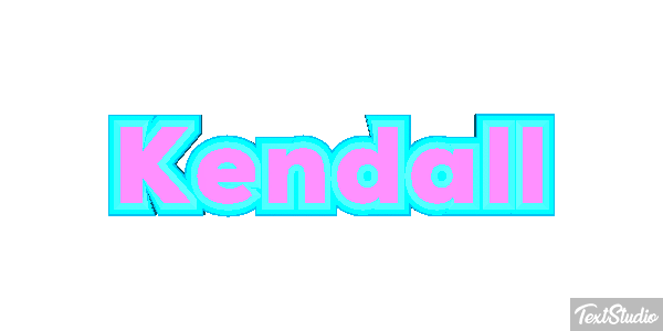 Kendall Efecto de texto