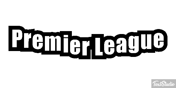 Premiér League Text effect