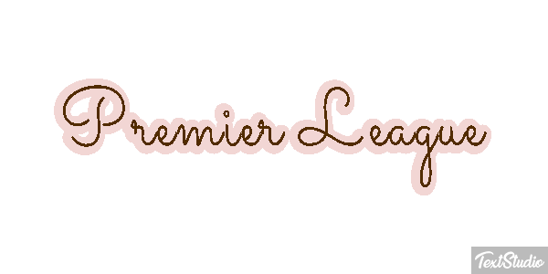 Premiér League Text effect