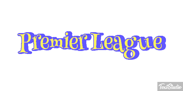 Premiér League Text effect