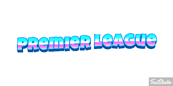Premiér League Text effect