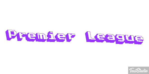 Premiér League Text effect