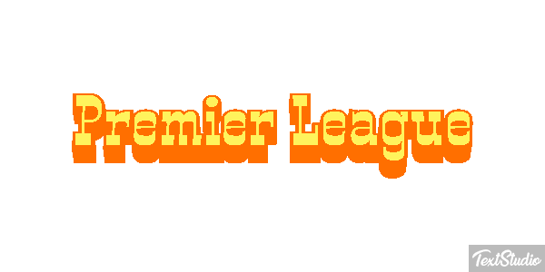 Premiér League Text effect