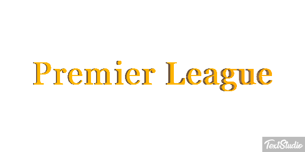 Premiér League Text effect