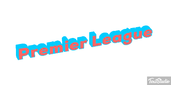 Premiér League Text effect