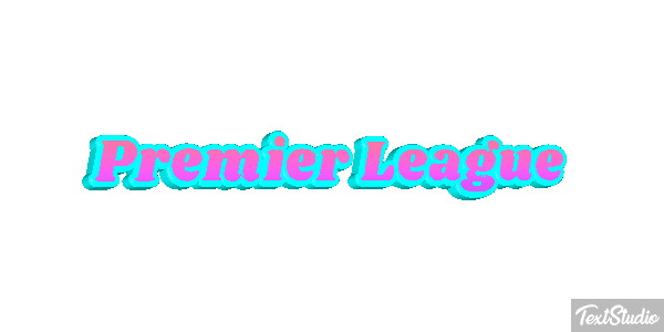 Premiér League Text effect