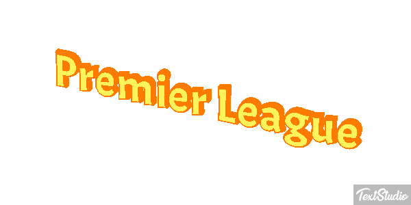 Premiér League Text effect