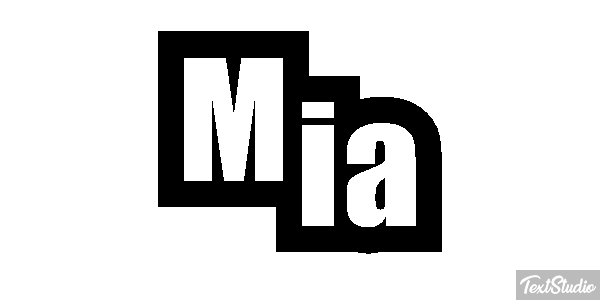 Mia Efekt tekstowy