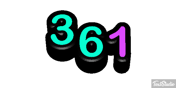 361 Efecto de texto