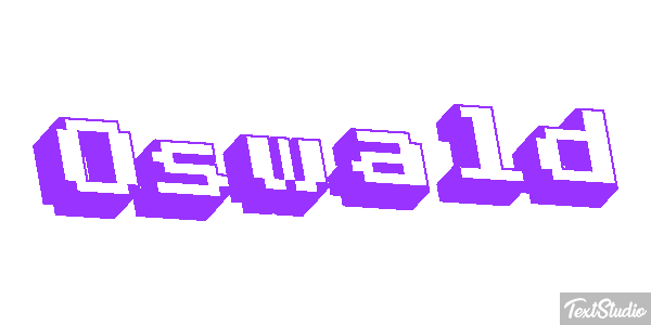 Oswald Текстовый эффект
