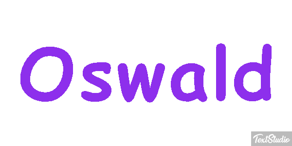 Oswald Текстовый эффект