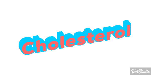 Cholesterol Text effect