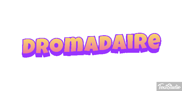 Dromadaire テキスト効果