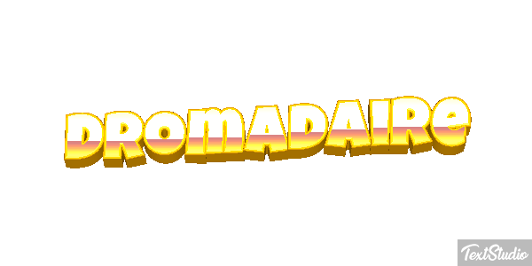 Dromadaire テキスト効果