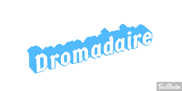 Dromadaire テキスト効果