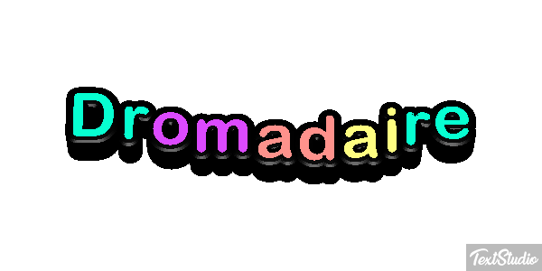 Dromadaire テキスト効果