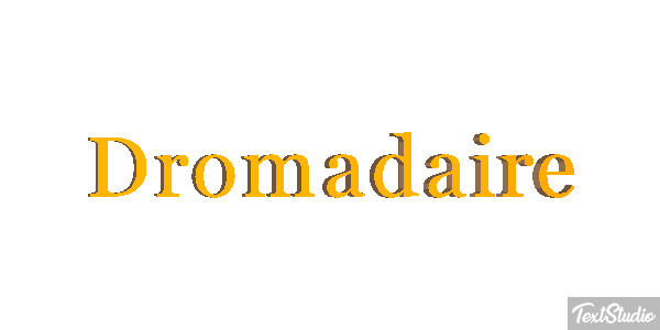 Dromadaire テキスト効果