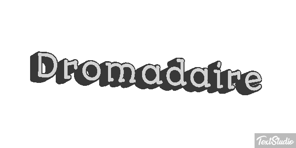 Dromadaire テキスト効果