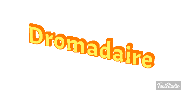 Dromadaire テキスト効果