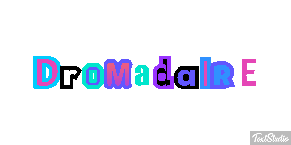 Dromadaire テキスト効果