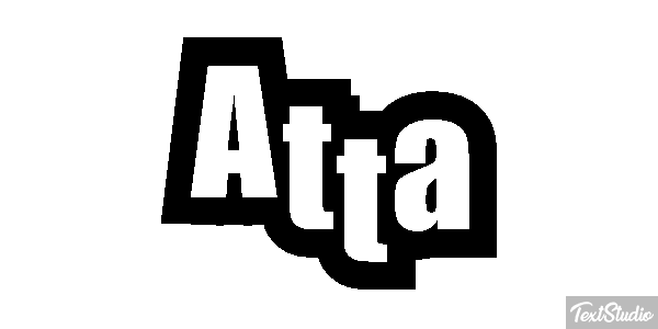 Atta Text effect