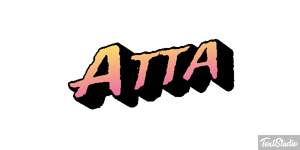 Atta Text effect