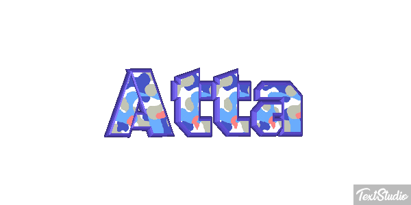 Atta Text effect
