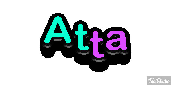 Atta Text effect