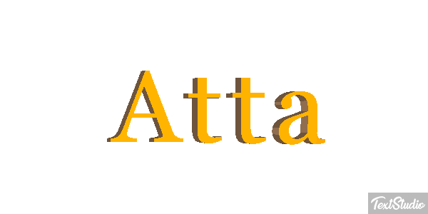 Atta Text effect