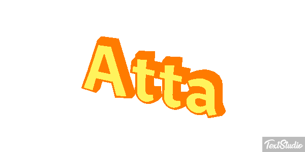 Atta Text effect