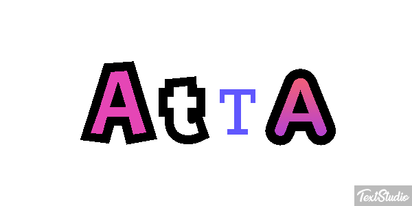 Atta Text effect