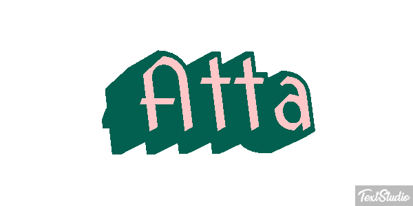Atta Text effect