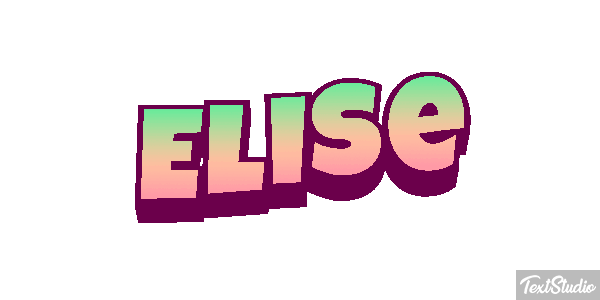 Élise Текстовый эффект