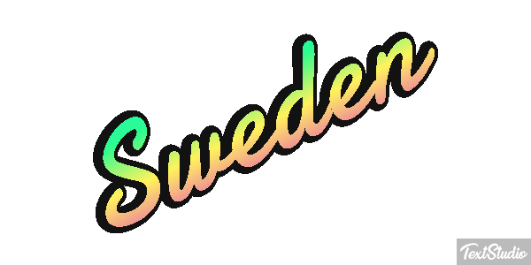 Sweden Metin efekti