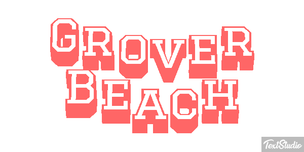 Grover Beach Efekt tekstowy