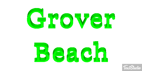 Grover Beach Efekt tekstowy
