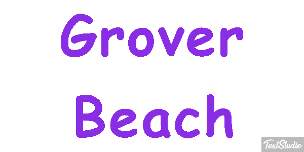 Grover Beach Efekt tekstowy