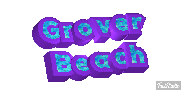 Grover Beach Efekt tekstowy