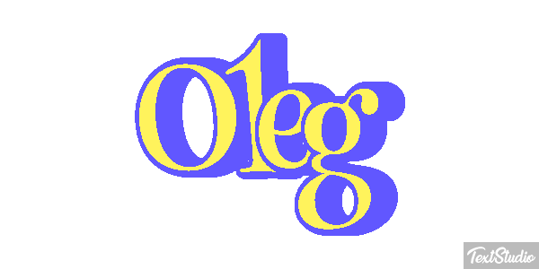 Oleg Effetto testo