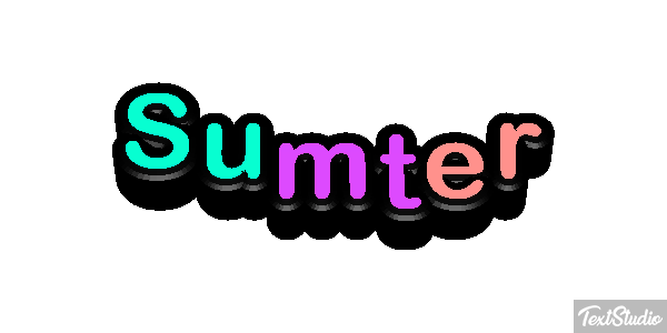 Sumter Efekt tekstowy