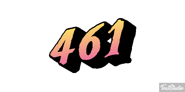 461 Tekst effect