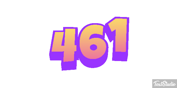 461 Tekst effect