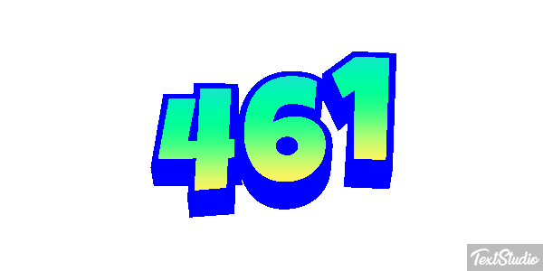 461 Tekst effect